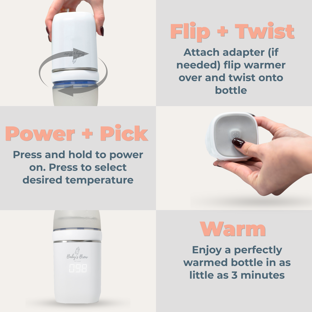 3.0 Portable Bottle Warmer Pro