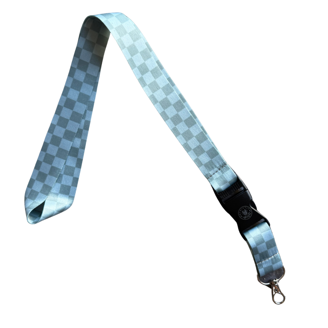 Sage Checker Lanyard