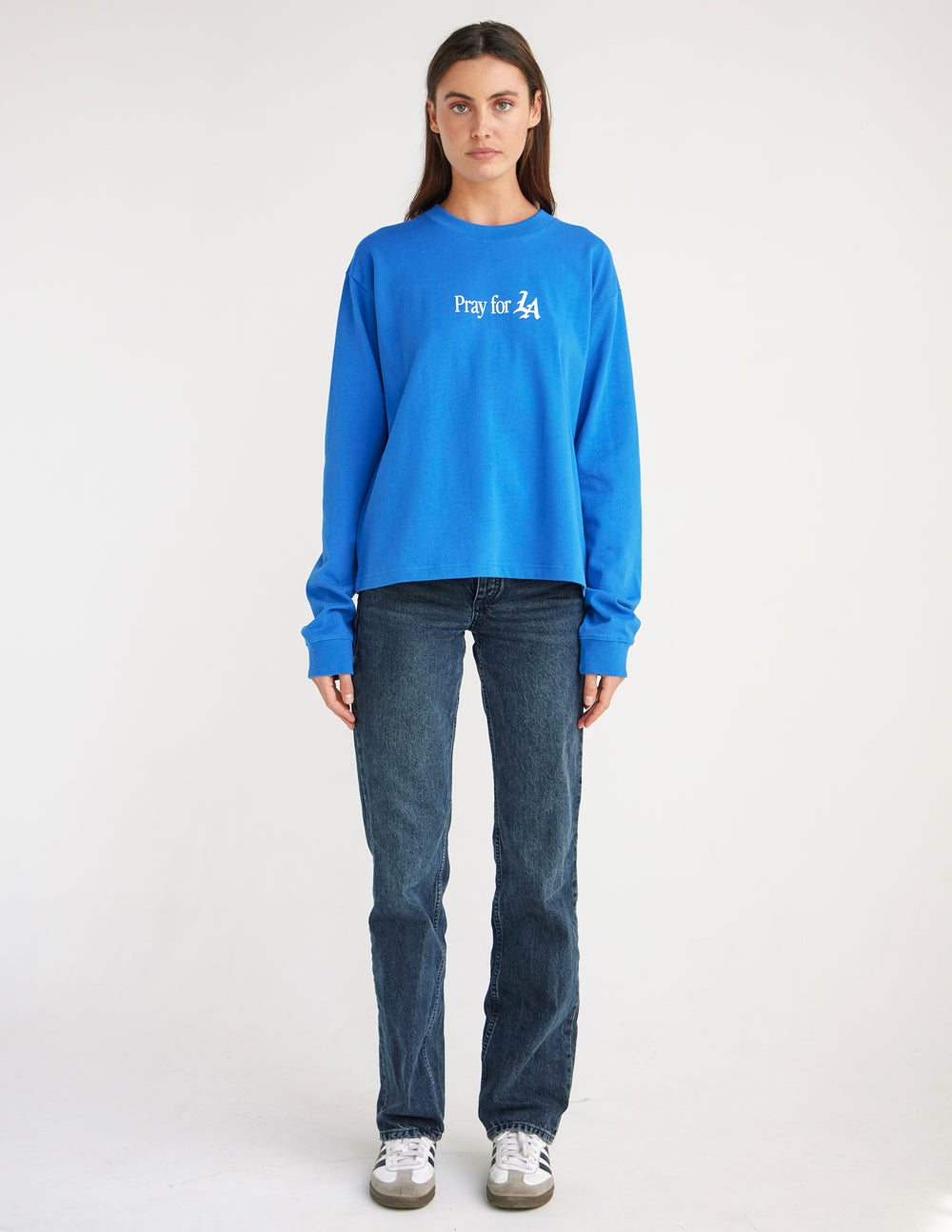 Pray for Los Angeles LS Heavyweight Tee