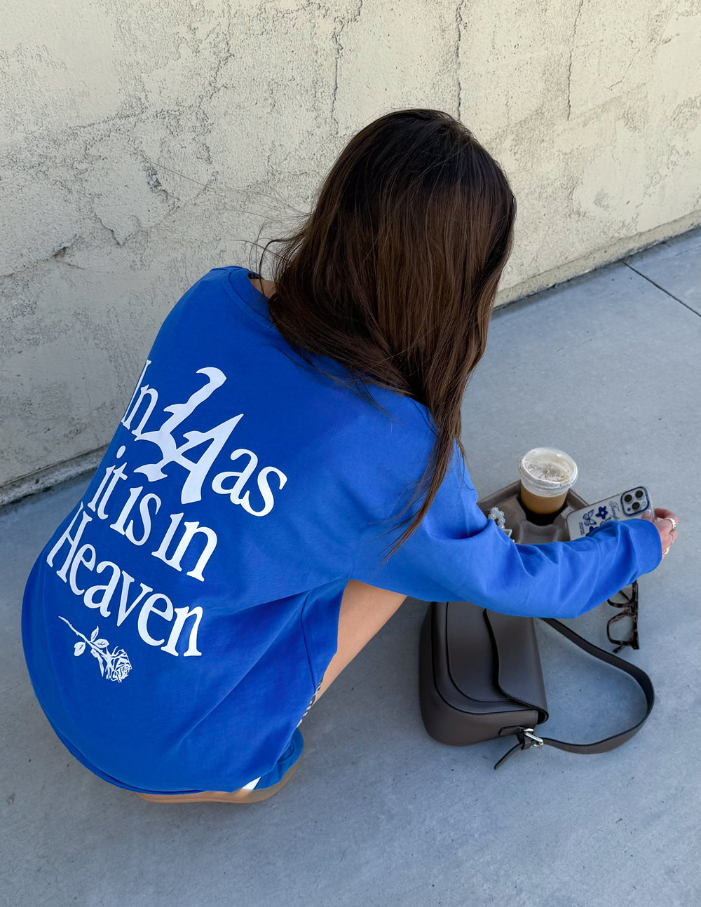Pray for Los Angeles LS Heavyweight Tee
