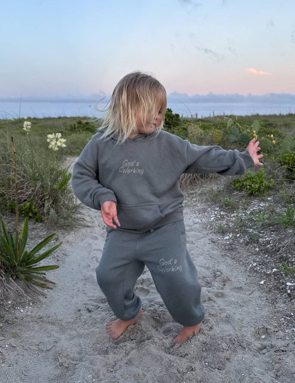 God's Still Working Kids Hoodie