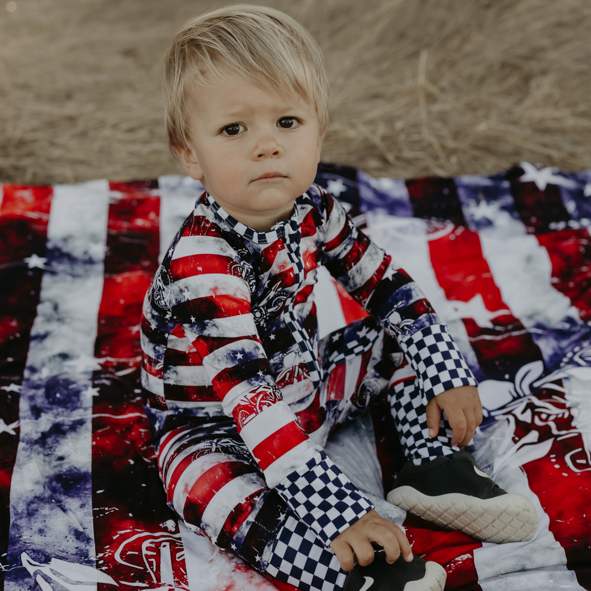 All American Ripper Zip Up Pajamas / PREORDER: shipping Nov 16 - Dec 9