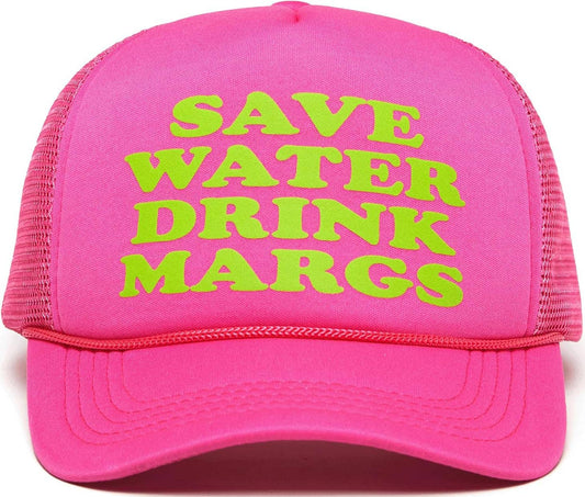 Foam Trucker - Save Water Drink Margs (Hot Pink)