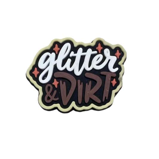 Glitter & Dirt Croc Charm