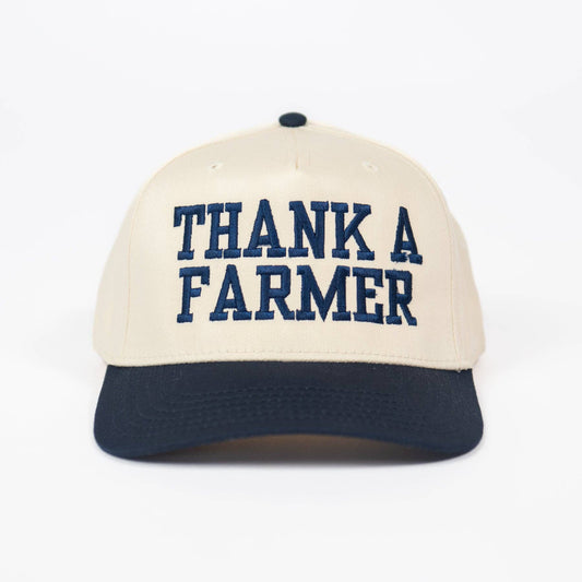 'Thank A Farmer' Embroidered Trucker Hat