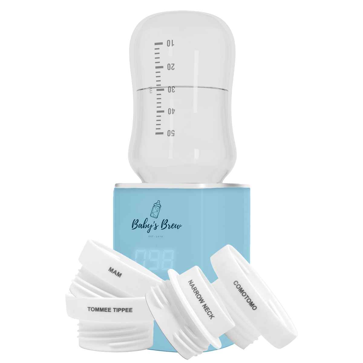 3.0 Portable Bottle Warmer Adapter Set (Warmer + Four Adapters)