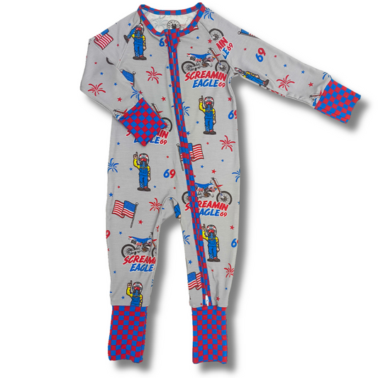 Ronnie Mac Zip up pajamas