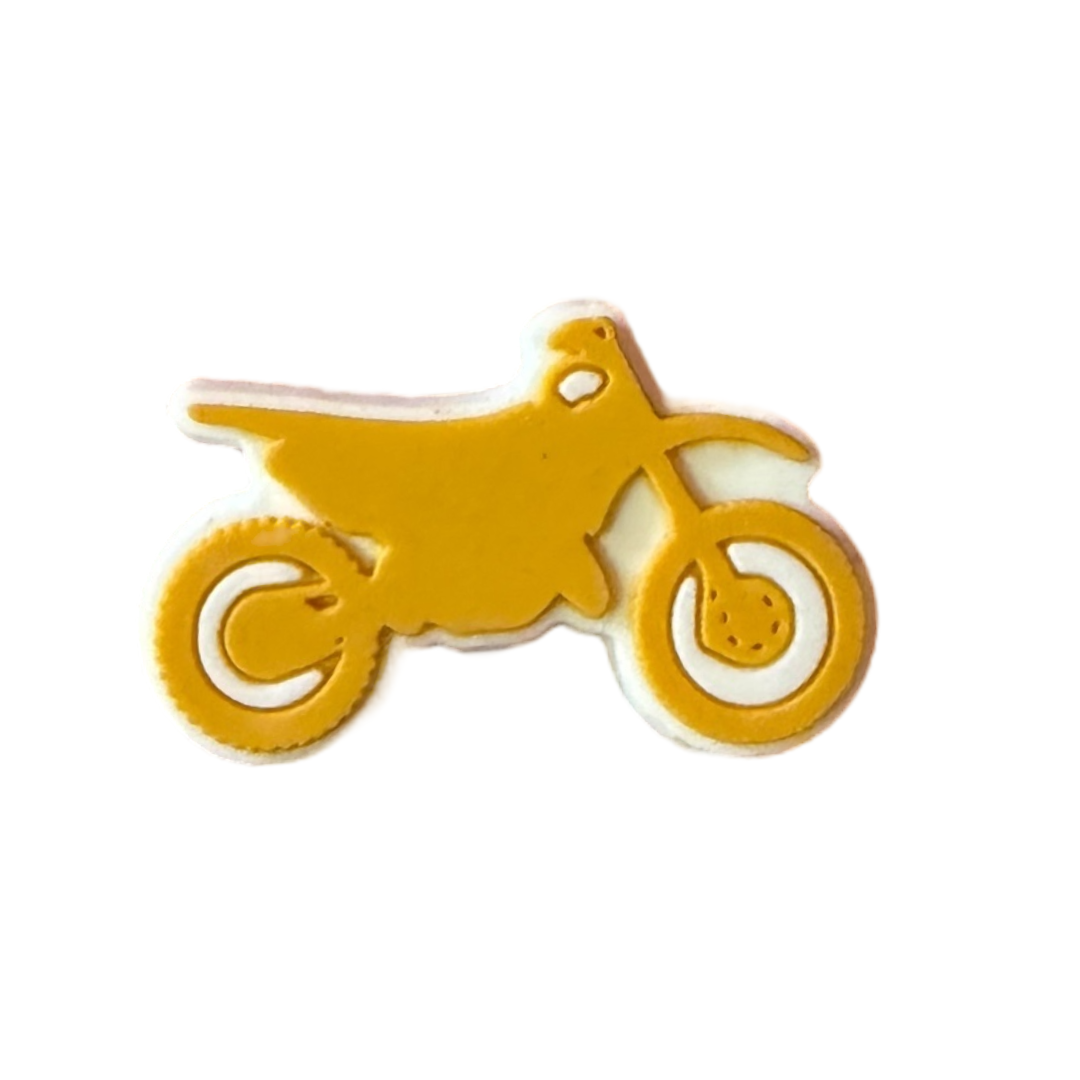 Dirt Bike Croc Charm